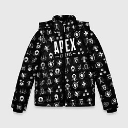 Зимняя куртка для мальчика Apex Legends: Black Pattern