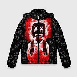 Куртка зимняя для мальчика Marshmello: Blooded DJ, цвет: 3D-черный