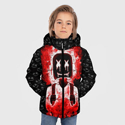 Куртка зимняя для мальчика Marshmello: Blooded DJ, цвет: 3D-черный — фото 2