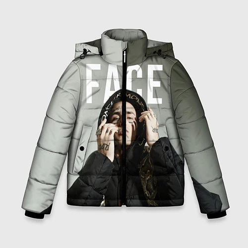 Зимняя куртка для мальчика FACE: Slime / 3D-Светло-серый – фото 1