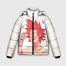 Куртка зимняя для мальчика Hearts Anime, цвет: 3D-красный