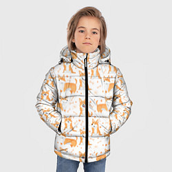 Куртка зимняя для мальчика Вельш Корги, цвет: 3D-черный — фото 2
