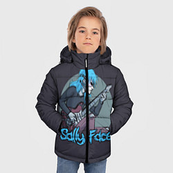 Куртка зимняя для мальчика Sally Face: Rock, цвет: 3D-черный — фото 2
