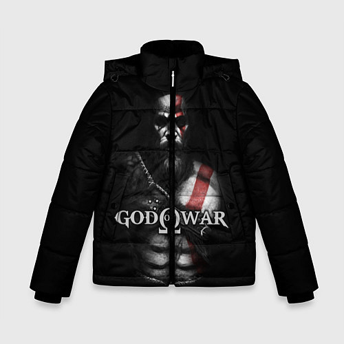 Зимняя куртка для мальчика God of War / 3D-Красный – фото 1
