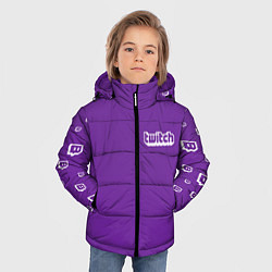 Куртка зимняя для мальчика Twitch Streamer, цвет: 3D-черный — фото 2