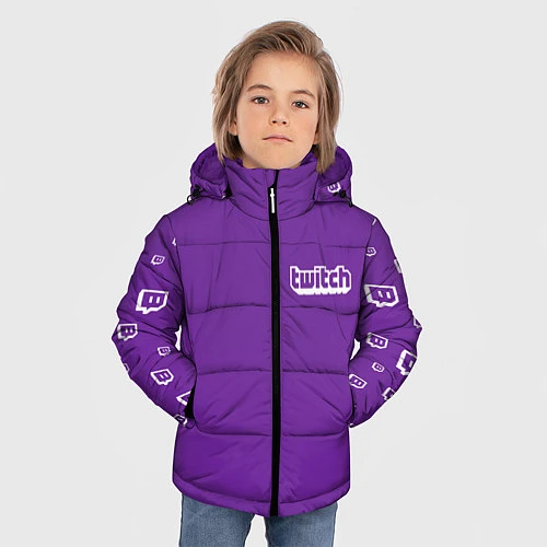 Зимняя куртка для мальчика Twitch Streamer / 3D-Черный – фото 3