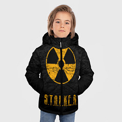 Куртка зимняя для мальчика STALKER: Radioactive, цвет: 3D-светло-серый — фото 2