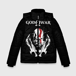 Куртка зимняя для мальчика God of War: Kratos, цвет: 3D-красный