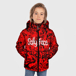 Куртка зимняя для мальчика Sally Face: Red Bloody, цвет: 3D-черный — фото 2