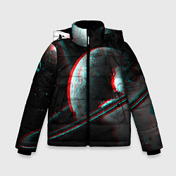Куртка зимняя для мальчика Cosmos Glitch, цвет: 3D-красный