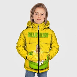 Куртка зимняя для мальчика Billie Eilish: Yellow Mood, цвет: 3D-черный — фото 2