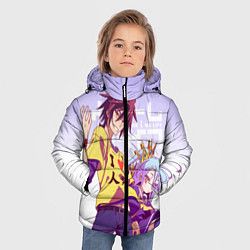 Куртка зимняя для мальчика No Game No Life, цвет: 3D-черный — фото 2