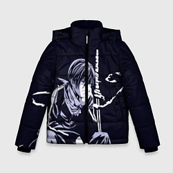 Куртка зимняя для мальчика Бездомный бог, цвет: 3D-черный