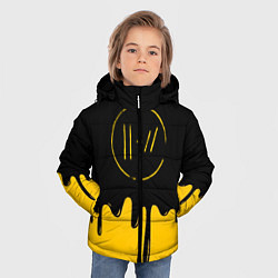 Куртка зимняя для мальчика 21 Pilots: Liquid Paint, цвет: 3D-черный — фото 2