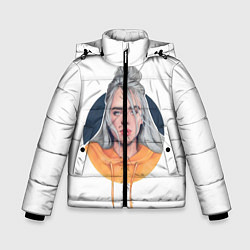 Куртка зимняя для мальчика Billie Eilish: Six Feet Under, цвет: 3D-светло-серый