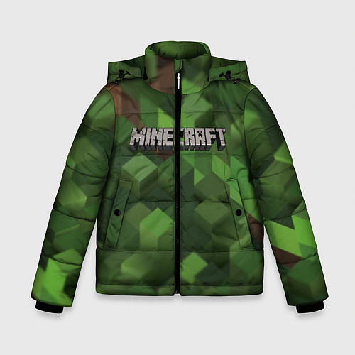 Зимняя куртка для мальчика MINECRAFT FOREST / 3D-Красный – фото 1