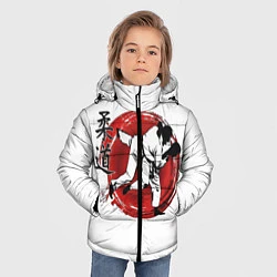 Куртка зимняя для мальчика Judo: Japan, цвет: 3D-красный — фото 2
