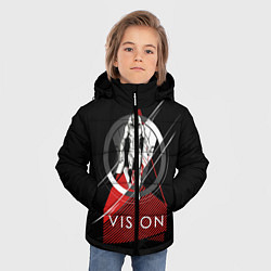 Куртка зимняя для мальчика Vision цвета 3D-черный — фото 2