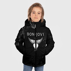 Куртка зимняя для мальчика Bon Jovi, цвет: 3D-черный — фото 2