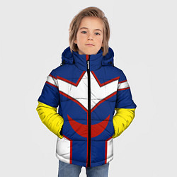 Куртка зимняя для мальчика ALL MIGHT MY HERO ACADEMIA MHA МОЯ ГЕРОЙСКАЯ АКАДЕ, цвет: 3D-светло-серый — фото 2