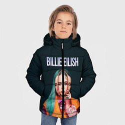 Куртка зимняя для мальчика BILLIE EILISH, цвет: 3D-черный — фото 2