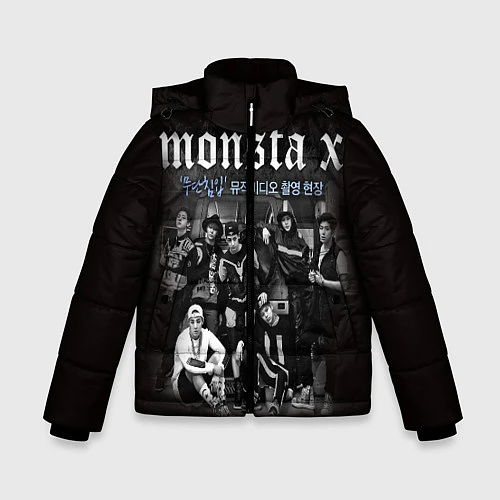 Зимняя куртка для мальчика Monsta X / 3D-Красный – фото 1