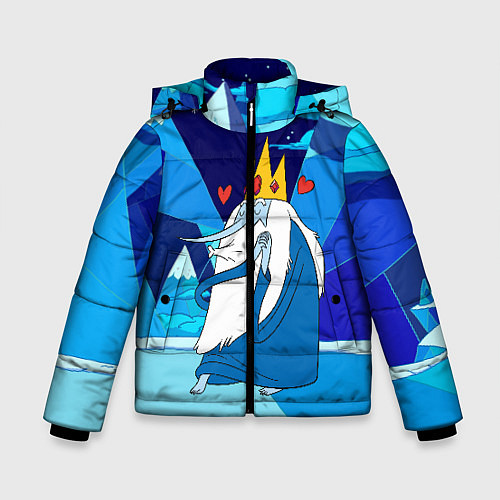 Зимняя куртка для мальчика Ледяной король / 3D-Красный – фото 1