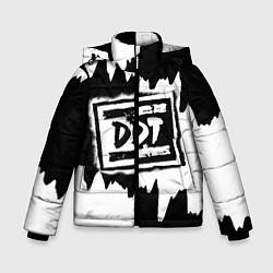 Куртка зимняя для мальчика ДДТ, цвет: 3D-черный