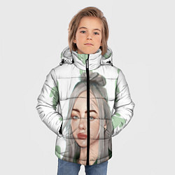 Куртка зимняя для мальчика Billie Eilish, цвет: 3D-черный — фото 2