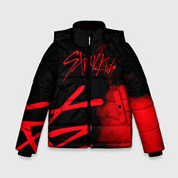 Куртка зимняя для мальчика Stray Kids, цвет: 3D-красный