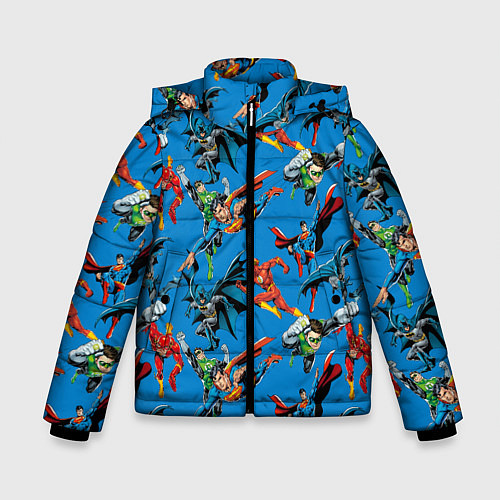 Зимняя куртка для мальчика Justice League / 3D-Светло-серый – фото 1