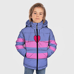 Куртка зимняя для мальчика UNDERTALE FRISK, цвет: 3D-красный — фото 2