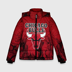 Куртка зимняя для мальчика CHICAGO BULLS, цвет: 3D-светло-серый