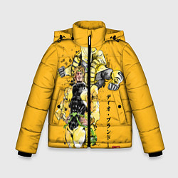 Куртка зимняя для мальчика JoJo Bizarre Adventure, цвет: 3D-светло-серый