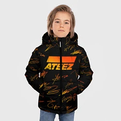 Куртка зимняя для мальчика ATEEZ АВТОГРАФЫ, цвет: 3D-черный — фото 2