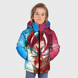 Куртка зимняя для мальчика Dragon Ball, цвет: 3D-светло-серый — фото 2