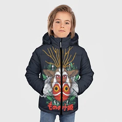 Куртка зимняя для мальчика Princess Mononoke, цвет: 3D-черный — фото 2