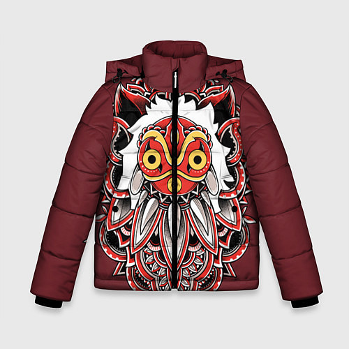 Зимняя куртка для мальчика Принцесса Мононоке / 3D-Красный – фото 1
