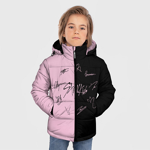 Зимняя куртка для мальчика STRAY KIDS / 3D-Светло-серый – фото 3