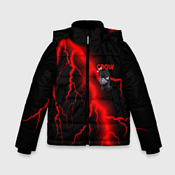 Куртка зимняя для мальчика Brawl Stars CROW, цвет: 3D-красный
