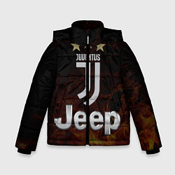 Куртка зимняя для мальчика Ювентус, цвет: 3D-черный