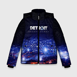 Куртка зимняя для мальчика DETROIT:BECOME HUMAN, цвет: 3D-черный