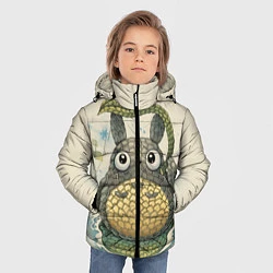 Куртка зимняя для мальчика My Neighbor Totoro, цвет: 3D-светло-серый — фото 2