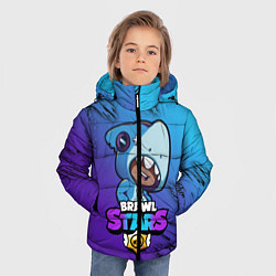 Куртка зимняя для мальчика Brawl Stars LEON SHARK, цвет: 3D-черный — фото 2