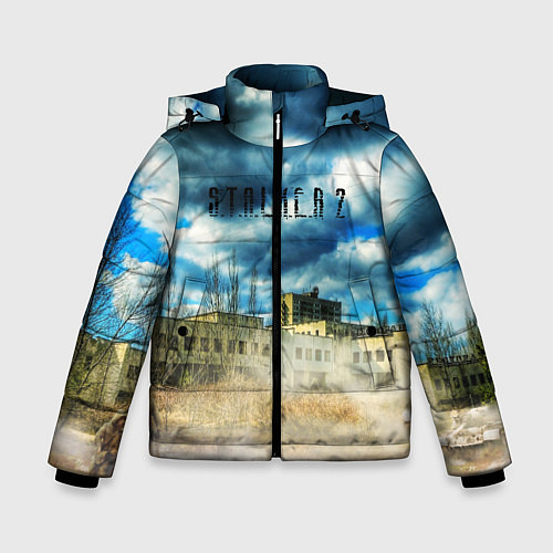 Зимняя куртка для мальчика STALKER 2Чернобыль / 3D-Красный – фото 1