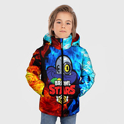 Куртка зимняя для мальчика Brawl Stars Ricochet, цвет: 3D-черный — фото 2