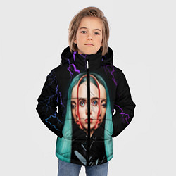 Куртка зимняя для мальчика BILLIE EILISH, цвет: 3D-черный — фото 2