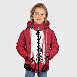 Куртка зимняя для мальчика Айкидо, цвет: 3D-черный — фото 2