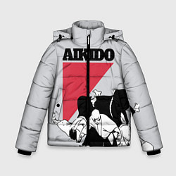 Куртка зимняя для мальчика Aikido, цвет: 3D-черный