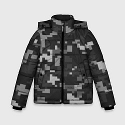 Зимняя куртка для мальчика Пиксельный камуфляж